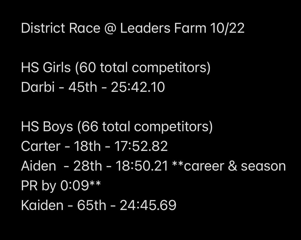 NCEagleRunning's tweet photo. It wasn’t the ending we were hoping for but so many things to be proud of this season! We’re holding our heads high and looking forward ti what next season brings! Before we move onto indoor track, here’s the results from today!!! https://t.co/xzRr3zahI1