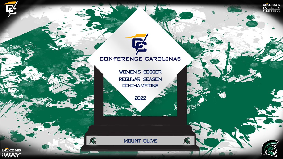 ConfCarolinas's tweet photo. Congratulations to @umoathletics women’s ⚽️ on claiming a share of the regular-season title! Mount Olive be the No. 2 seed in the 2022 Conference Carolinas Women’s Soccer Championship. 
#LeadingTheWay https://t.co/HgZ65uyjr6