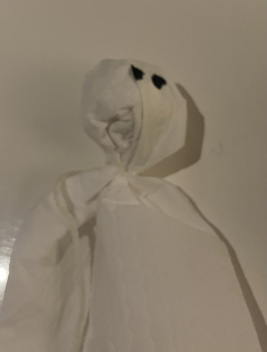 MS_Stumbling's tweet photo. Trying to get in the spirit of Hallowe’en, despite an #MS flare up - so am making  #looroll ghosts. Only 20 to go 😱😂 https://t.co/NbrX5vfb19