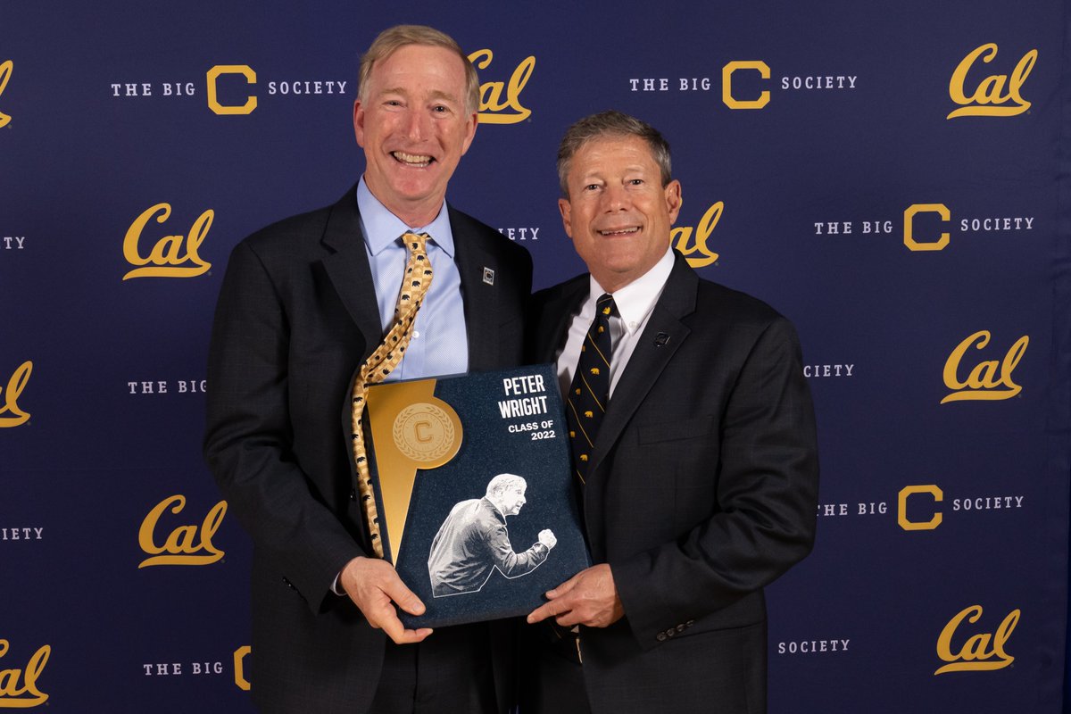 CalMensTennis's tweet photo. Thank you, Peter Wright - our @CalAthletics Hall of Famer & former Director of Men's Tennis pictured here with Jim Knowlton @ADCalBears - for all you've done for @CalMensTennis! (πΈ by @catharyn4 / @KLCfotos) #WrightStuff #GoBears https://t.co/lem4c8eHz3