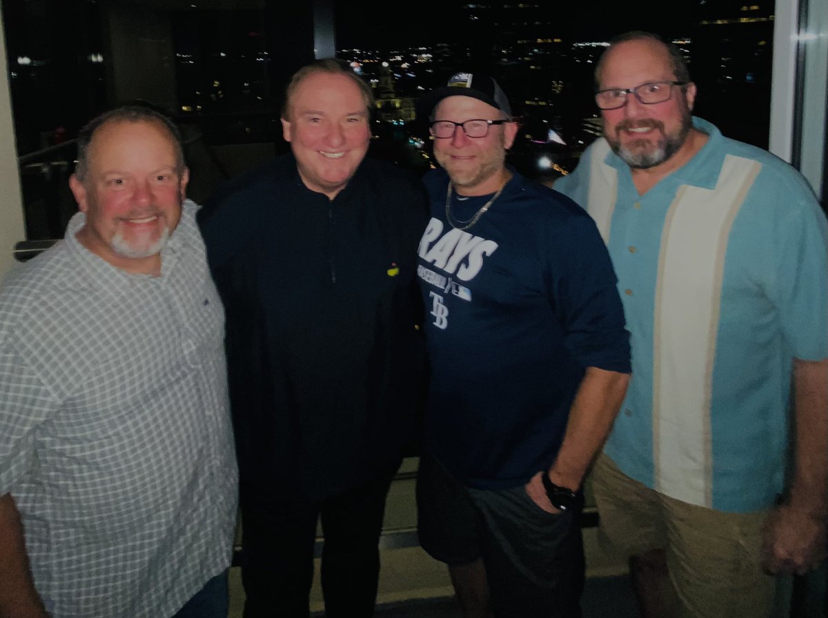 TimBrando's tweet photo. Really enjoyed dinner and entertainment last night in Ft.Worth. We got together with an old Shreveport friend @GilbertLittle1 who once managed @halsuttongolf during a stellar PGA career, and after Reata for 🥩 it was a night of comedy courtesy #4DayWeekend a windy 💨night ahead🏈 https://t.co/MxOPY3Nkyi