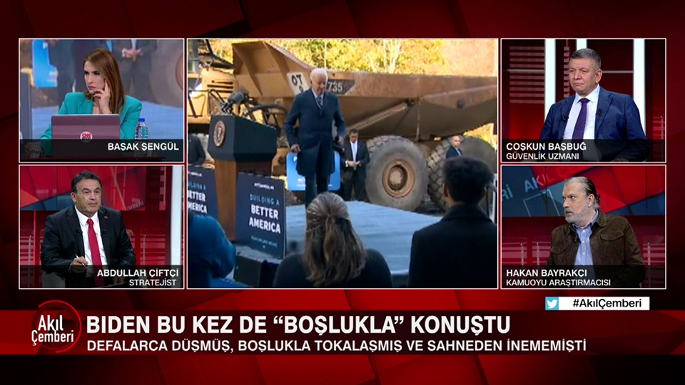 Biden ABD'nin 'Hasta adamı' mı? 'Hayali varlıklar' mı görüyor? CHP ve İYİ Parti neden ABD'ye gitti? CHP'de 'kimyasal silah' krizi ve siyasette 'çık karşıma!' düellosunda kim ne dedi? Yavaş ve İmamoğlu'nun şansı sıfır mı? #AkılÇemberi'nde konuşuldu bit.ly/3zsI1Kn