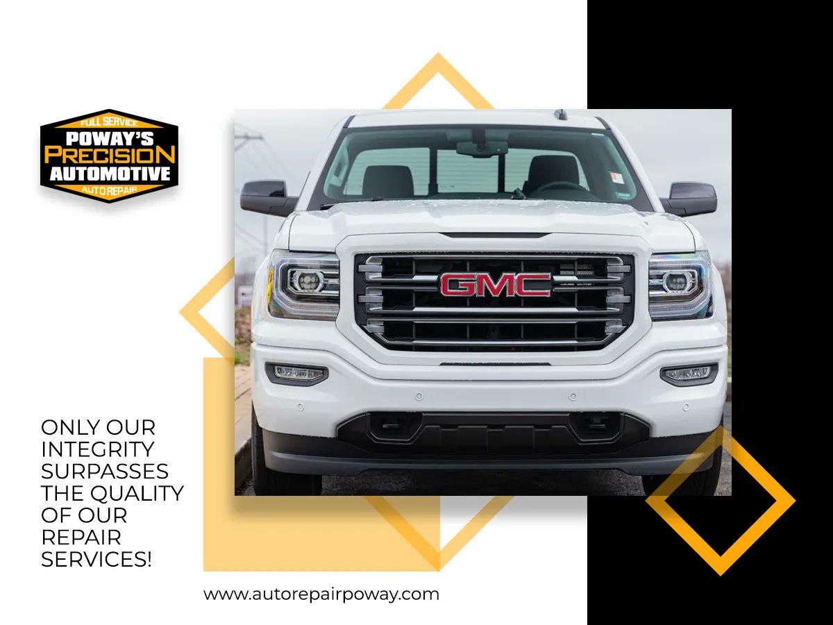 powaysprecision's tweet photo. Poway's Precision Automotive is your one-stop shop for all your GMC needs. We have an expert GMC mechanic on staff and offer a complimentary loaner car with every service appointment. We're here to help. Call us today!

🌐 https://t.co/cE9zBh3iqB

#gmcmechanic https://t.co/kMq5tWi9qp