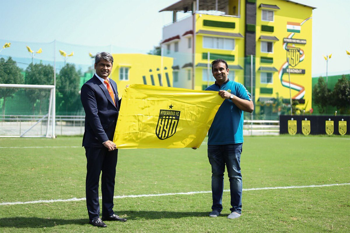 kalyanchaubey's tweet photo. Visited the Gogzee Sports Arena that was inaugurated by @HydFCOfficial as their new state-of-the-art training facility today. It's great to see the Indian clubs investing to take the game forward is such splendid manner.

#IndianFootball https://t.co/UmUhm7jlgv