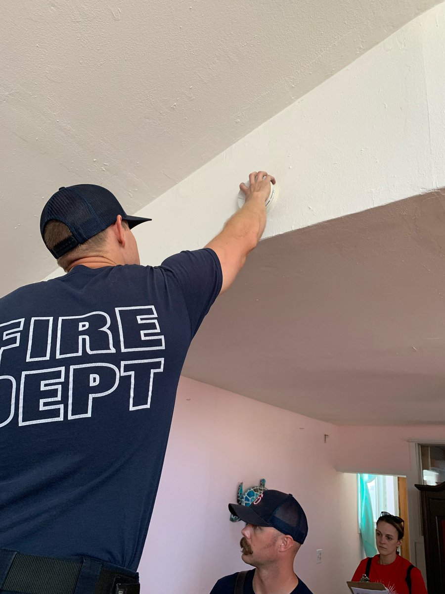 Sound the alarm event today with the Red Cross.  90 lives made safer!!