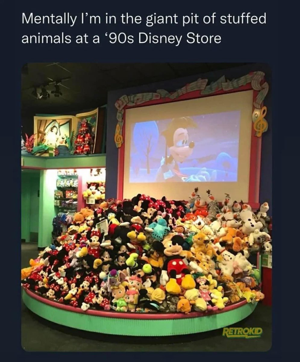 PlanDisney1's tweet photo. Me quisiera tirar aquí de cabeza 🤣como extraño los Disney Store's. 🥹

#Plandisney #Disney #Disneystore #shopdisney #DisneyPlush https://t.co/E7JTLbEKNZ