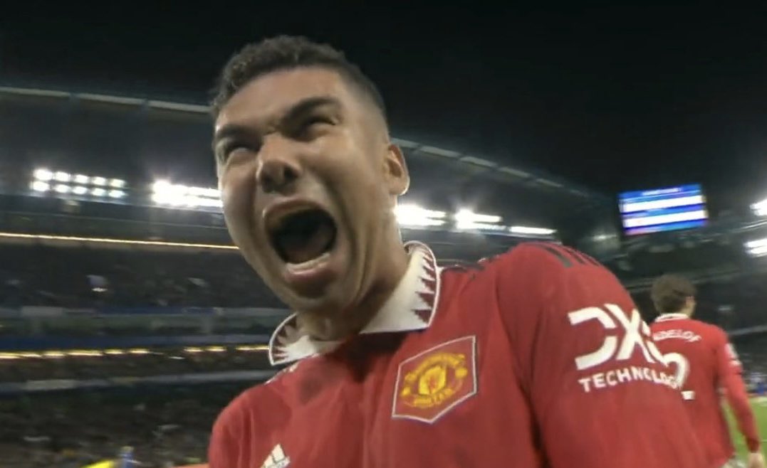 Casemiro was all of us after his goal 😂