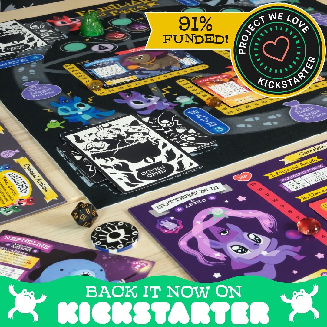 91% funded!!! Let’s get Familiars and Foes across the finish line! 

kickstarter.com/projects/horri…