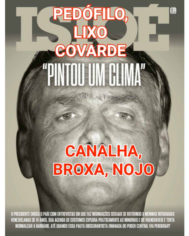 LEIMARCAVALCAN4's tweet photo. @lazarorosa25 @BiaC37522495 Vi hoje o vídeo que BOZO revela ter feito sexo com GALINHAS,
NOJENTO, SERÁ QUE ATÉ HOJE ELE COME GALINHA ??? ZOOFILIA É CRIME. https://t.co/Lozum33I2t