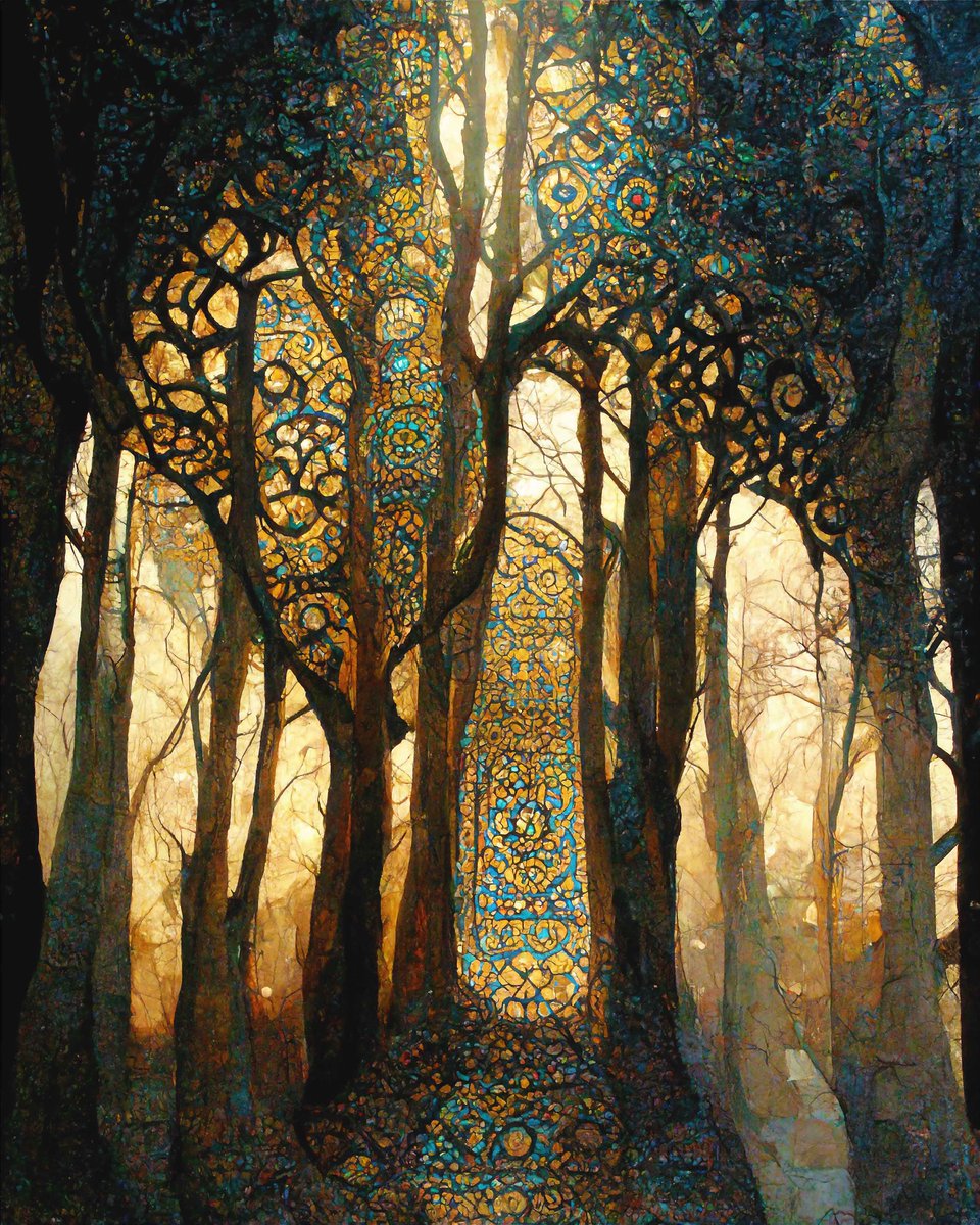 ~ The Divine Forest ~ #aiart #tezos