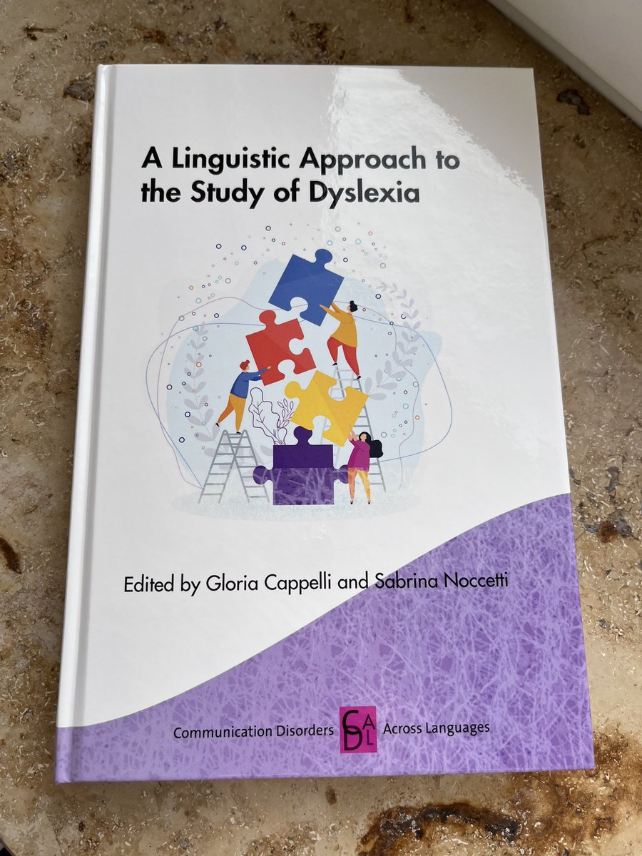 Nicoletta_Simi's tweet photo. Finally arrived! Thanks to @GloriaCappelli and Sabrina Noccetti for the effort in putting this together! Thanks also to the other authors who collaborated in our chapter on pragmatic inefficiency in young adults with dyslexia @giorgioarcara and @VBambini https://t.co/O5fa5JTOvL