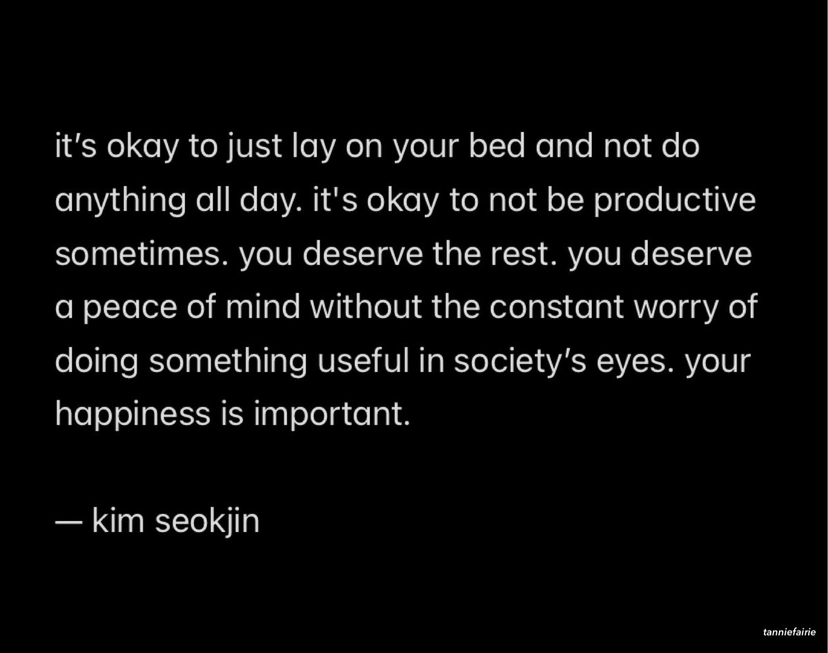important reminder from jin 💌