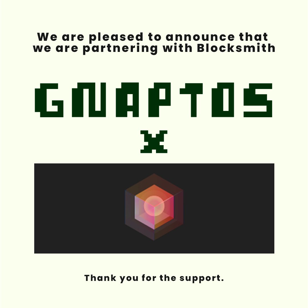 Gnaptos | FREE MINT (@gnaptos) on Twitter photo We have incredible news, WE ARE IN MERCURY!!!!
The team is working hard to bring the best to the community, the future is coming and it is called GNAPTOS.
<a href="/BlocksmithLabs/">Blocksmith Labs</a> Thank you.
#AptosCommunity #AptosNFT #Aptos We have incredible news, WE ARE IN MERCURY!!!!
The team is working hard to bring the best to the community, the future is coming and it is called GNAPTOS.
<a href="/BlocksmithLabs/">Blocksmith Labs</a> Thank you.
#AptosCommunity #AptosNFT #Aptos