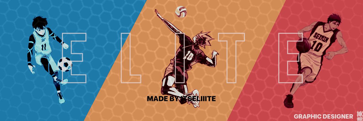 new banner with the three anime sports goats 👿