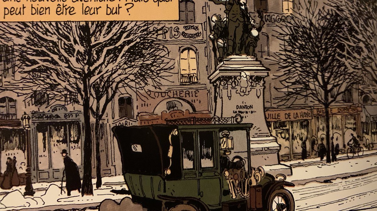 dclausse4's tweet photo. Week-end-relecture «Adèle Blanc-Sec», avant de lire le nouvel opus: 1977,tome 3, le savant fou, la recette se confirme, une dose de fantastique, une dose de ne pas se prendre au sérieux, une dose de oh je comprends pas tout et une dose de Dessine Paris avec amour @CastermanBD https://t.co/1eMWo0qXor