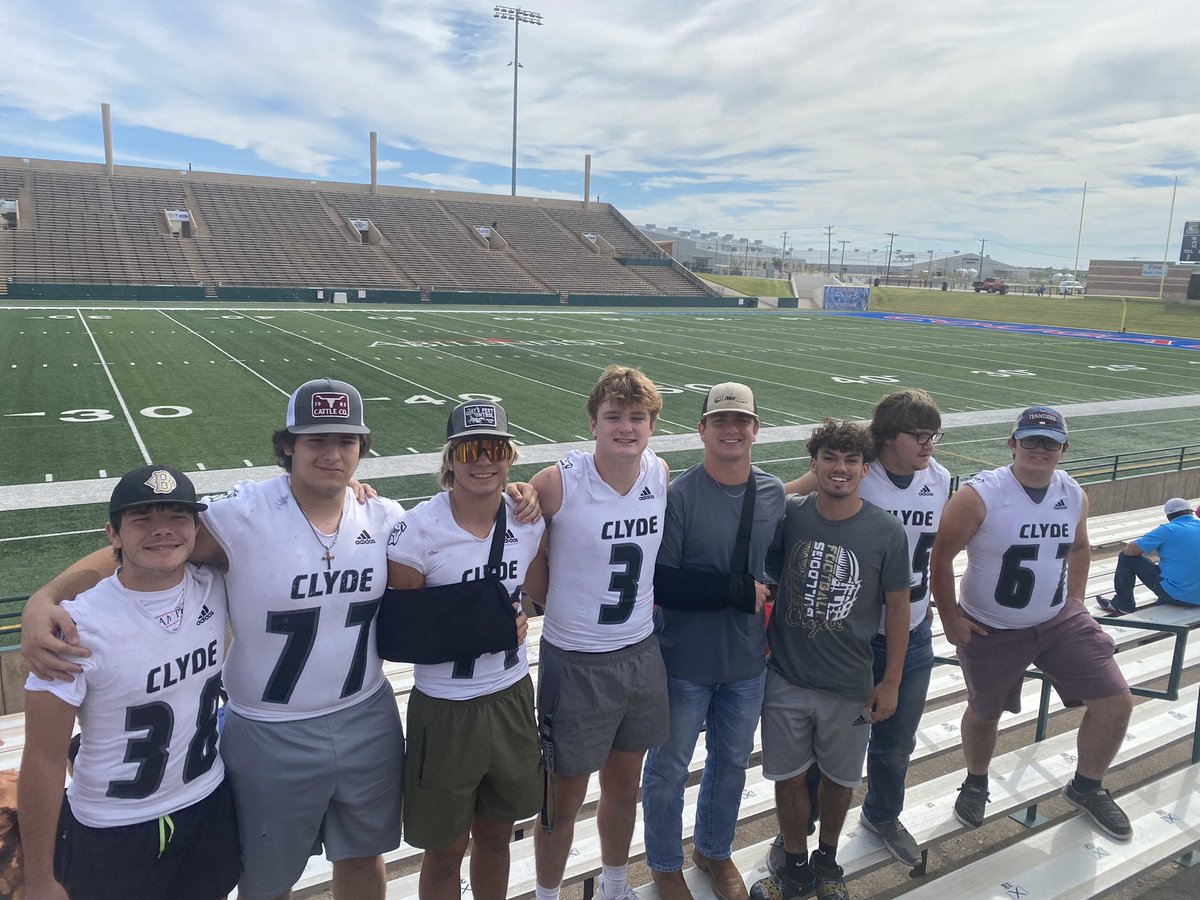 Got to come support the Clyde marching band today. So proud to be a part of a school that has so many wonderful programs! #BTB