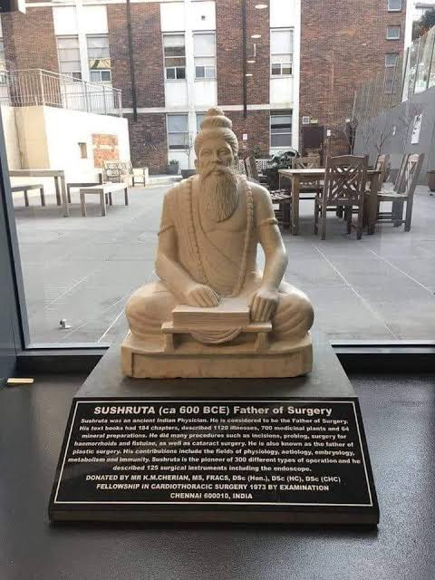 appliedspirit's tweet photo. 4/ Father of Surgery Sushruta at Royal Australia College of Surgeons, Melbourne https://t.co/1rDWMOwZTU