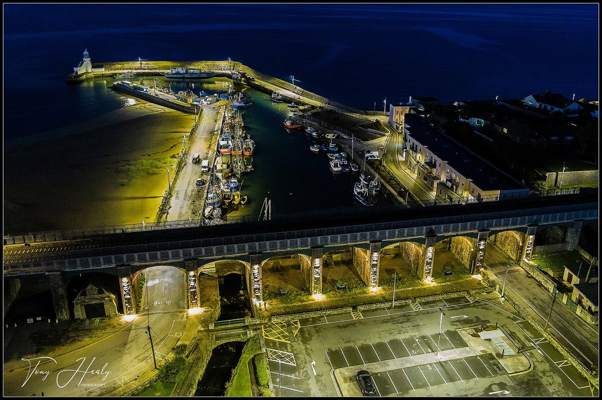 Balbriggan Harbour at Dusk - another beautiful photo taken by Tony Healy. 😍📸