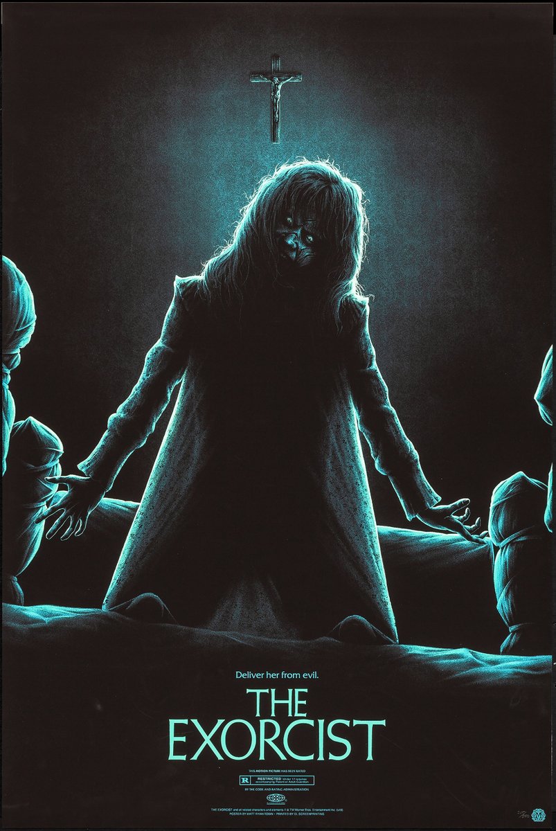 The Exorcist (1973) - Alternative poster art by Matt Ryan Tobin (Mondo, 2019)