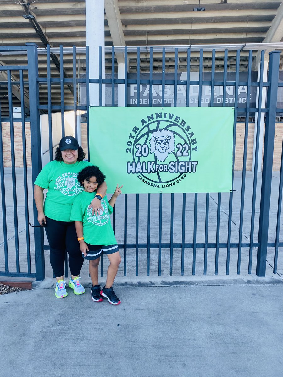 MarianaBreaux's tweet photo. Walk for Sight 2022 was amazing! Thank you to our very own Coach Garza & Coach @BrendaIsas5 & @PISDwellness for organizing such an amazing event, and for such a great cause! Our district is thankful for the way the Lion’s Club serves our families! #lionsclub #walkforsight https://t.co/iWxBgASTxK