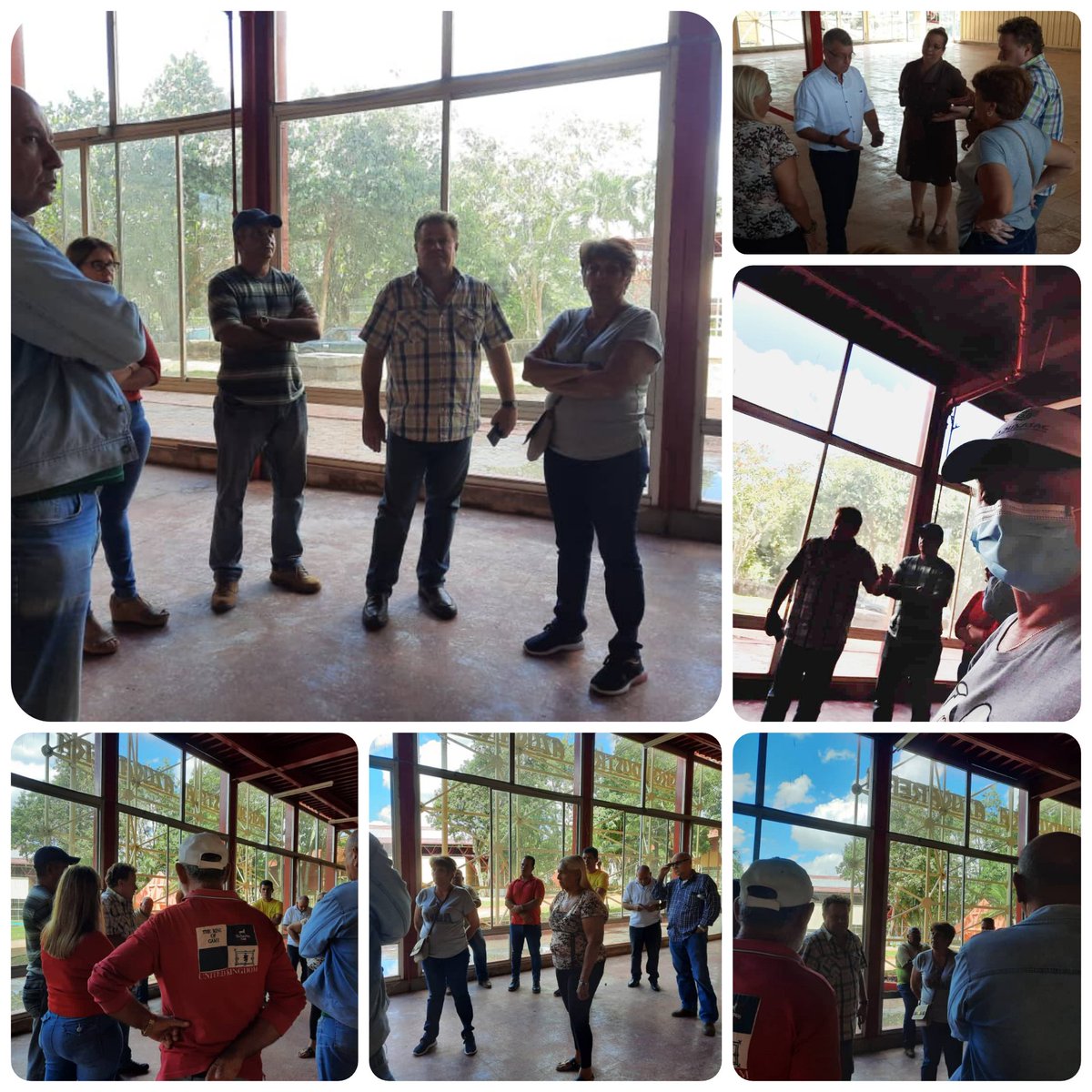 DATAZUCAR_'s tweet photo. Participa @DATAZUCAR_ en el chequeo del pabellón de la Agroindustria Azucarera en EXPOCUBA, dónde se realizó la reparación y mantenimiento para FIHAV 2022. #DatazucarEsFuturo #DatazucarPresente #CubaViveYTrabaja https://t.co/H3gcbsHhSc
