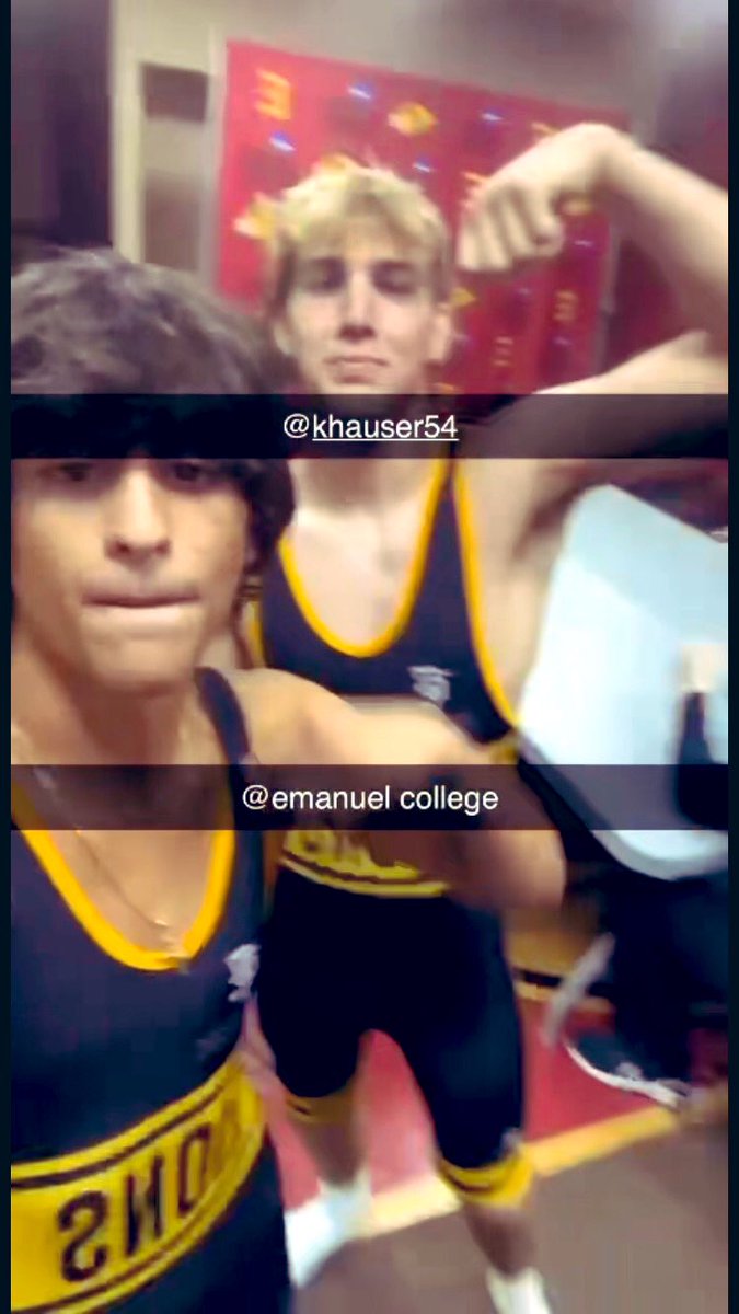 ECWrestle's tweet photo. Proud of these two young men for working on taking the next step in their academic and athletic career. #tomahawkup https://t.co/Mgm9Ujgh1O