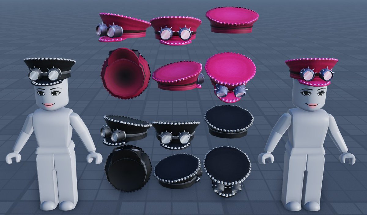 ImHollyVera's tweet image. New hats out now in Club Vera big thanks to the amazing @JauntyArtStudio for creating these for me! 
Black- roblox.com/catalog/113389…
Pink-roblox.com/catalog/113389…
#ROBLOX #RobloxUGC #robloxhat #robloxart #robloxcommission #robloxdesign #rtc #rtcdesigner