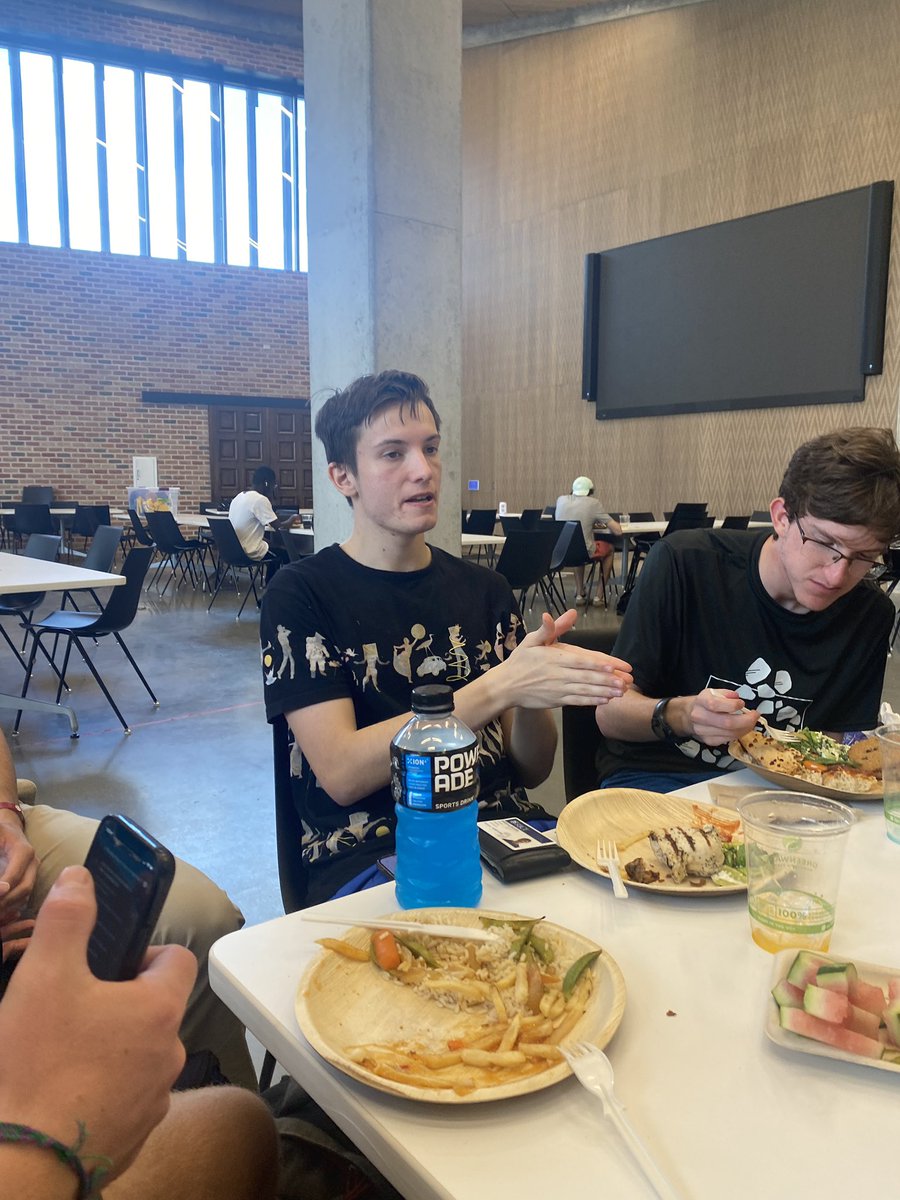 RiceMensUlti's tweet photo. Cloud 9 Animal facts team lunch https://t.co/iObYrjTtGT