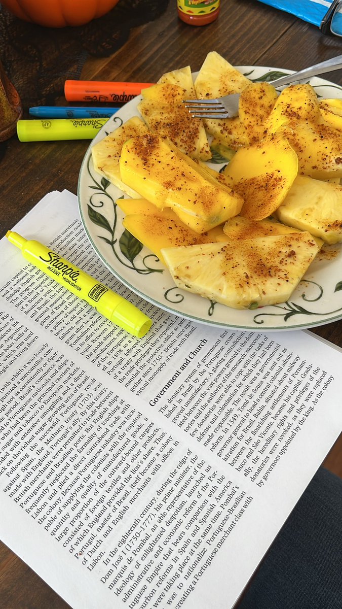 CarmenJ324's tweet photo. Awww, my parents came to visit this weekend, and I was studying at the table when my dad brought me this yummy plate of mango and pineapple slices to help me keep at it🥹. Thanks dad. Love you🫶🏼🥰 🥭🍍!!! #loveyoudad #studying #studysnack https://t.co/nFo57PlIub