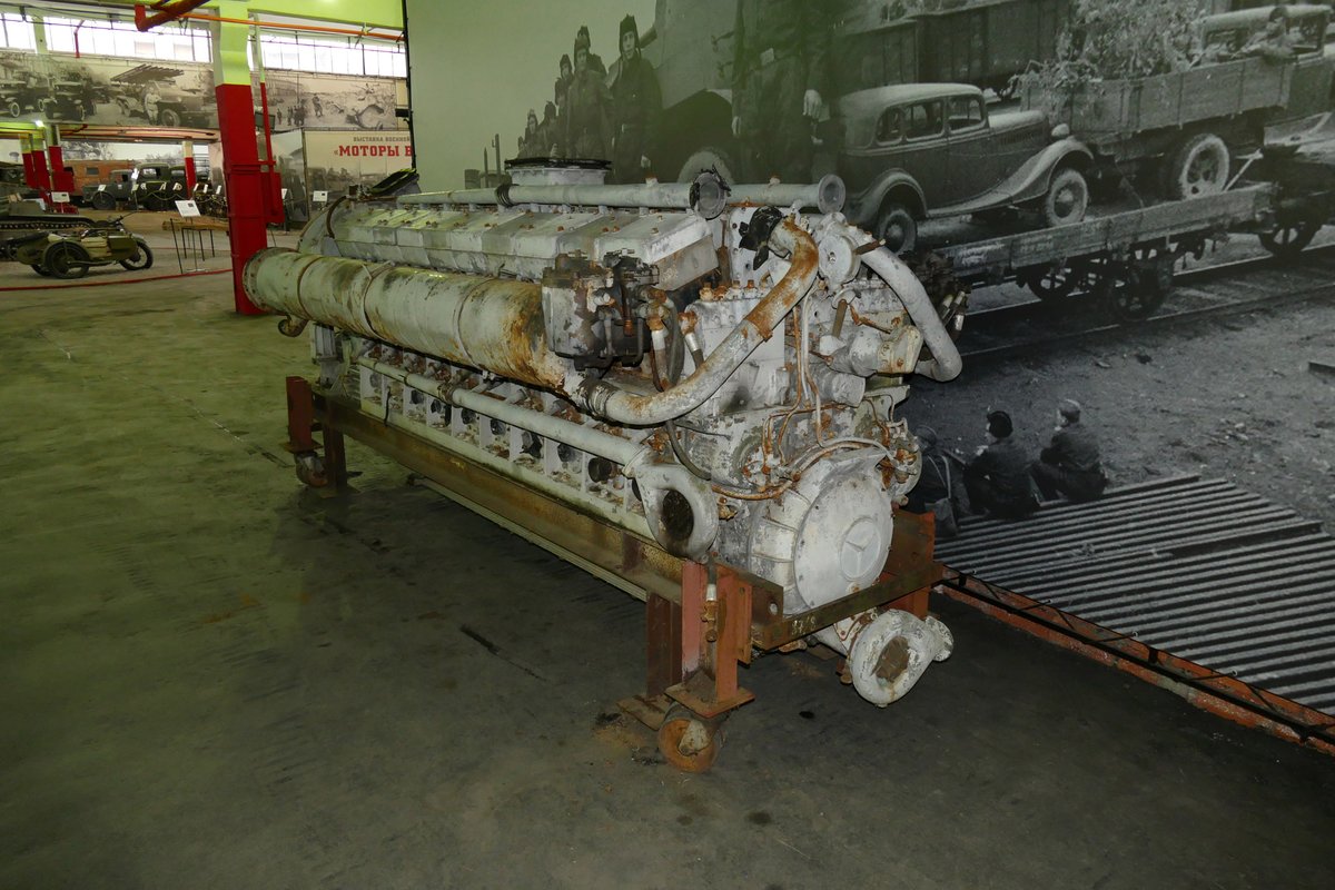 YPasholok's tweet image. Daimler-Benz MB 518 engine, from Schnellboot. New addition of War Motors exposition, Moscow.
#warmotors
#schnellboot
