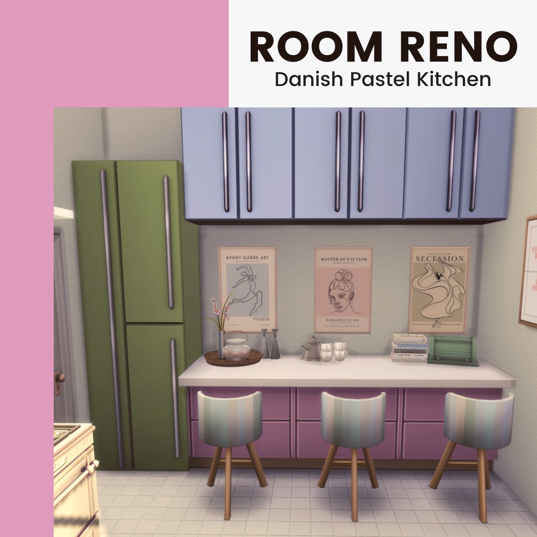 The Sims Resource on Twitter "pastel kitchen? don't mind if i do 🎨