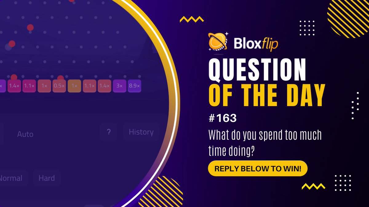 bloxflip's tweet photo. ❓ Question of the day ❓ #qotd

What do you spend too much time doing? 🏠

Reply below for a chance to win our weekly 5,000 #robux #giveaway!
Follow us to win!
#bloxflip #roblox 👇 https://t.co/k1WSHfzW4c