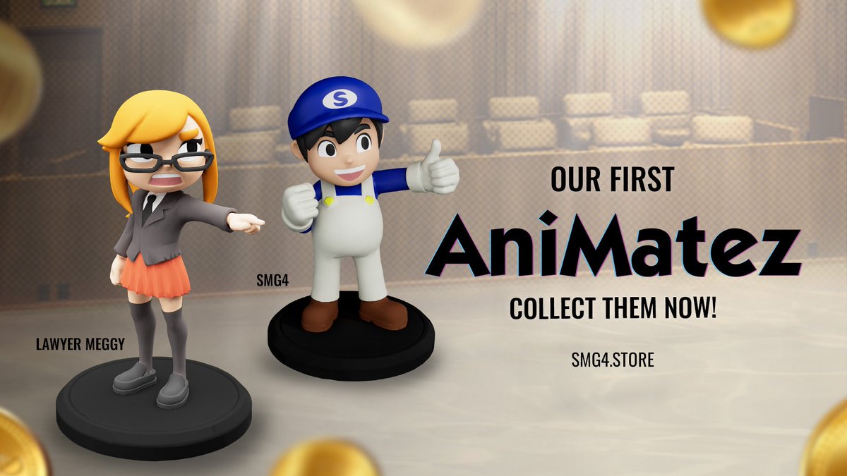 smg4official's tweet photo. The 2 Heroes of WOTFI!

Only 3 days left to get the SMG4 &amp; Lawyer Meggy AniMatez on an early bird sale!
Get 'em here 👉 https://t.co/qOf6XjNFjN https://t.co/TkOnSkqdeR
