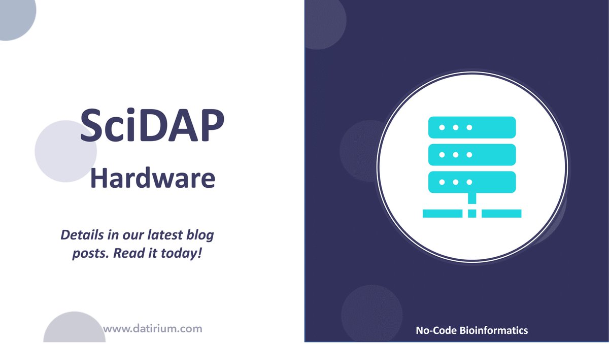 Sci_DAP's tweet photo. Our latest blog breaks down where your #NGS data is stored and processed on #SciDAP . Know your options! #RNAseq #ATACseq #Bioinformatics @p0rtahttps://medium.com/@datirium/what-is-scidap-satellite-server-a06d135ccc08?source=friends_link&amp;sk=8ab6afce9a1cc8dc9a5725eaf101bbfe https://t.co/UwSdUKfEZ5