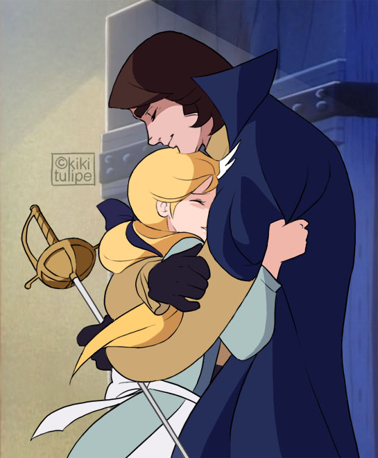 第16話「花祭りの聖少女」ラストの感動シーン。 ロベールが持ってきた