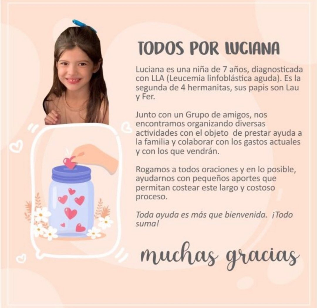 acu011's tweet photo. Hola gente, les quiero robar 2min su atención. Es la hija de un amigo y compañero de colegio. Les agradecería puedan darle RT y si está en sus posibilidades, colaborar en la medida que puedan. Mientras más personas se sumen a la causa, más rápido podemos sumar. Gracias de ♥️. https://t.co/Av14hXYvGI