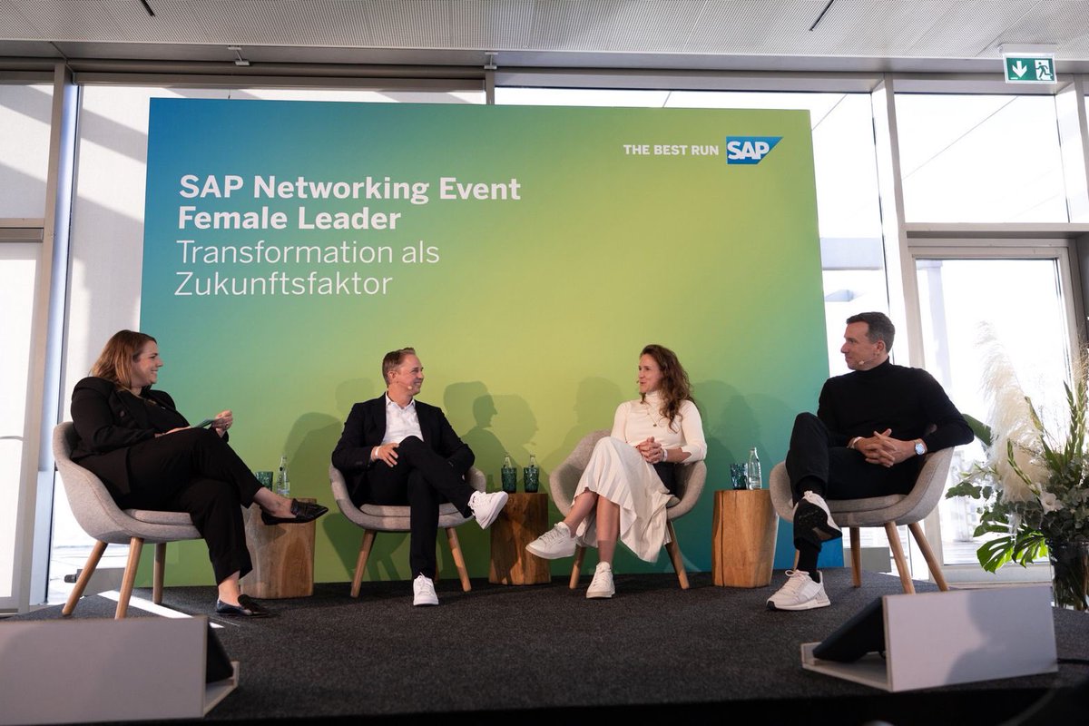 I thoroughly enjoyed our conversation about my personal setbacks + the #chances it can bring, and more importantly around #transformation and the importance of bringing the people on the journey with us. Thanks for the invite <a href="/SAP/">SAP</a> Sven Mulder &amp; Cath Riedl 🙏🏼 #femaleleader