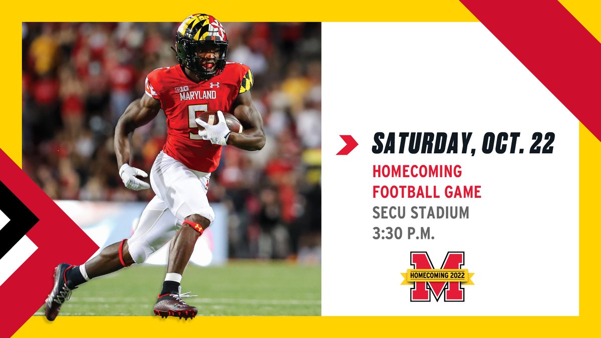 M-A-R-Y-L-A-N-D, MARYLAND WILL WIN! Raise your voice and show your spirit as the Terps take on Northwestern.

#UMDHomecoming homecoming.umd.edu