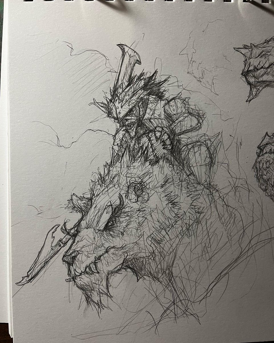 drgnflghtimages's tweet photo. Lord of the Rings inspired doodle along with some dragons
#lordoftherings #lordoftheringsart #orc #warg #dragon #dragonart #creatureart #creaturedesign #creatureartist #sketchbook #sketchbookart #fantasycreatues #creatureconcept #conceptart #fantasyart #pencildrawing #pencilart https://t.co/ZY9MIC1uut