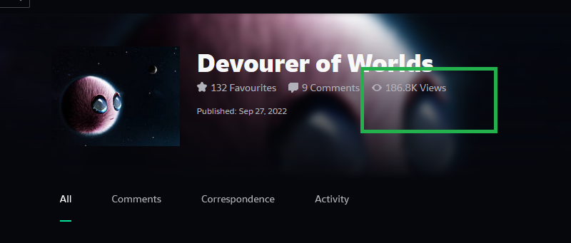 BubbleyBrain's tweet photo. WHAT THE FLYING NOODLES!!!

I woke up this morning to 200k view on my frikkin space fluff!!!

HOLY MOTHER OF... It's a Daily Deviation!?!

I got a DD on #deviantArt? https://t.co/aroW9VpQff