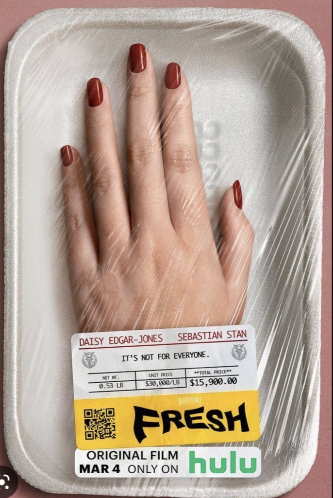 MPPauPM's tweet photo. @lidlespana Pues vería esta pedazo de película ~~~~~~~~ FRESH 🔪🩸~~~~~~~~~   Espero mis regalitos para volver a verla con mucho gusto…aunque si la vais a ver, comer mientras la veis os resultará algo extraño 😉 #HalloweenConLidl https://t.co/6rbfUTZzre