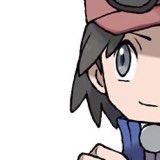 calem (pokemon) male focus 1boy solo hat peeking out closed mouth smile  illustration images