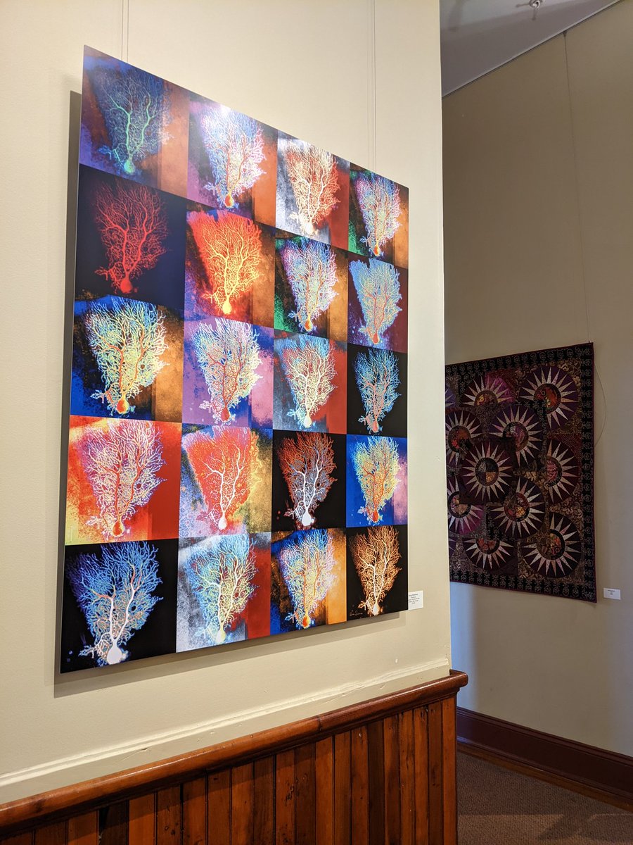 I'm back at <a href="/HillCenterDC/">Hill Center</a> to check out the artwork. Come by to see mine and all the other beautiful work created by local artists!