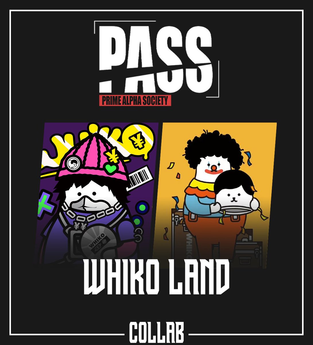 🎁 WL GIVEAWAY! 🎁

•  PASS x WHIKO LAND  •

We are giving away;
• 2x WHIKO LAND🎟️WL SPOTS

To Enter; 
• Follow 
<a href="/PrimeXAlpha/">PASS Official</a> &amp; <a href="/WHIKO_LAND/">WHIKO LAND</a>_TR &amp; @WHIKO_LAND
• Retweet + Like this post!
• Tag 2 Friends!

⌛24 Hours
#giveaway #WLgiveaway #NFTs #NFTCommunity