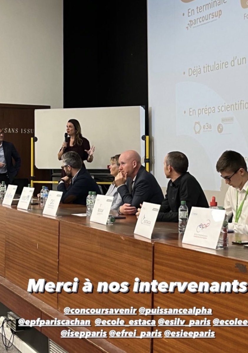 Qui a dit que le cursus #scientifique n’attirait plus de candidats ? Les écoles #ingénieur #postbac ont la parole cet après-midi chez @Ipesup ! 
Des voies grandes ouvertes aux métiers de demain : #énergie #transports #data #cybersécurité #numérique…