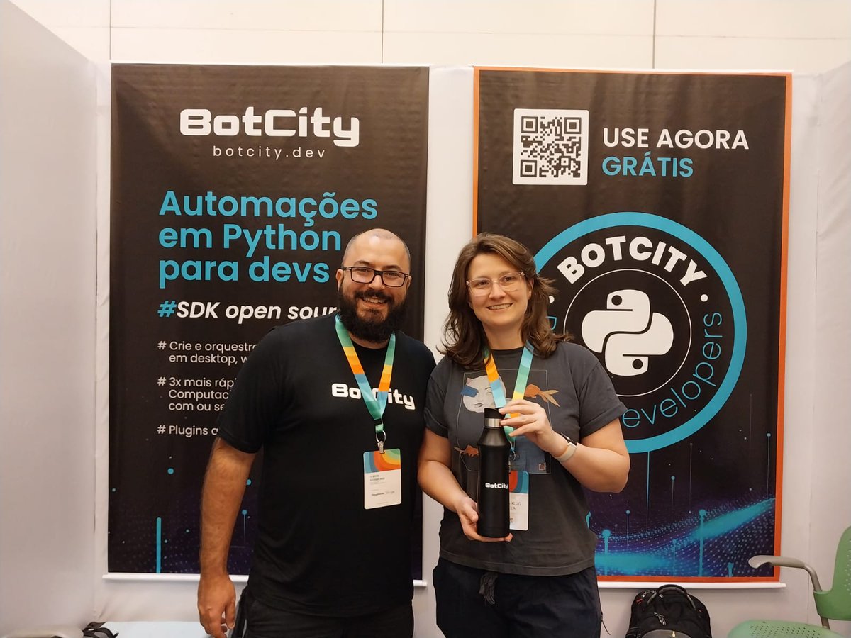 BotcityDev's tweet photo. Augusta Klug completou o desafio Bot Masters🤖no #pybr22 🥇Criou seu Bot usando BotCity Studio com #computervision para capturar cashbacks do Méliuz e Inter, e emite alertas quando o cashback superior a 5%.
👉Tutorial: https://t.co/tRpqLVSpLe
GitHub: https://t.co/ZtzNTGzXVd https://t.co/T7Bw1pa4bm