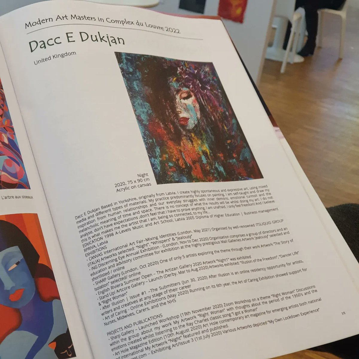 dacc_e's tweet photo. Modern Art Masters in Complex du Louvre 2022 PAKS Gallery International /BOOTH D1 contemporary Art Fair Art Shopping 21-23 October 2022 / where my artwork "Nigh" Artist Dacc E Dukjan is exhibited #Artists #artparis #LouvreMuseum #modernart @vinni909 https://t.co/YgL0qnUqtR