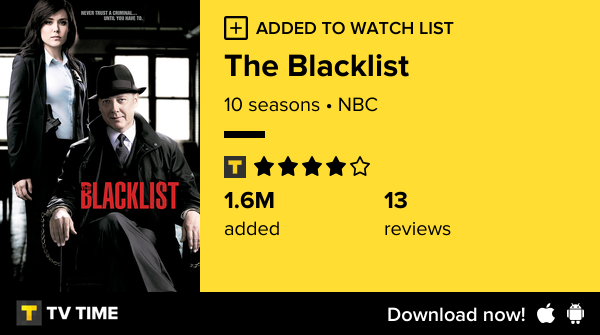 KBWoods24's tweet photo. I've just started following The Blacklist https://t.co/OTu5k6kheu #tvtime https://t.co/j0aDobUxp1