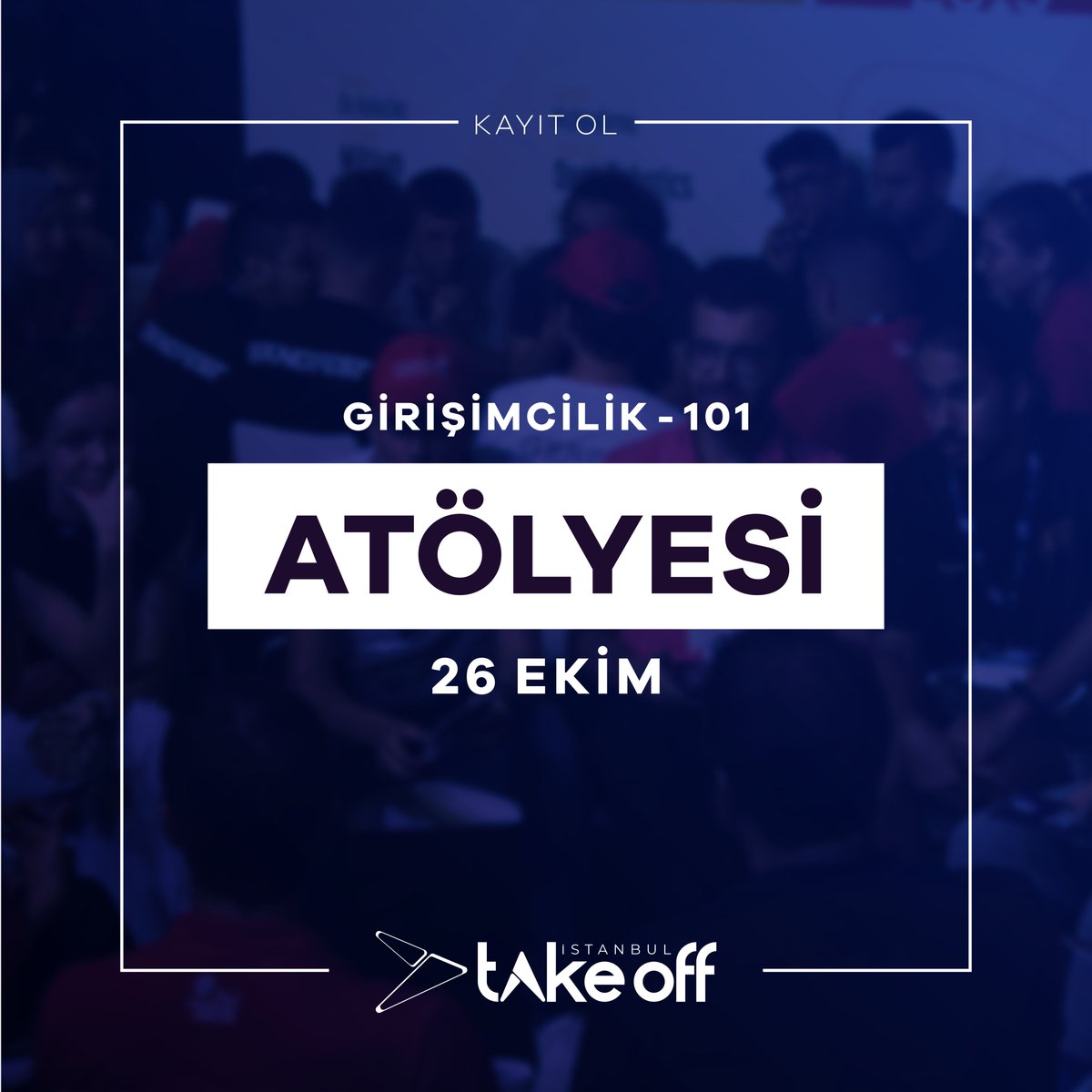 Take Off Girişimcilik - 101 Atölyesi başvuruları başladı. 🚀 Take Off İstanbul kapsamında düzenlenecek olan atölyede, girişimci olmak için ilk adımı atabilirsiniz.✨ Kayıt için: mth.tc/AS 🗓25-27 Ekim 2022 📍İTÜ Süleyman Demirel Kültür Merkezi #TakeOffİstanbul