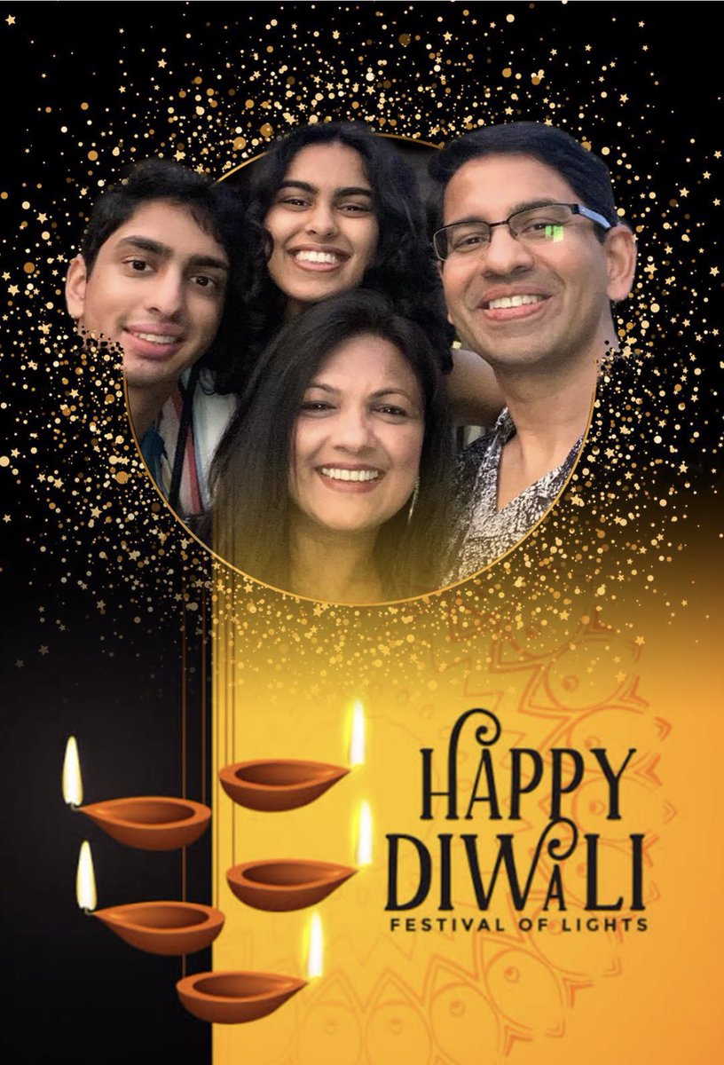 A Happy Diwali from our family to yours. 🪔 💥 🪔 May the triumph of light over darkness, good over evil, love over hate Bring you an abundance of happiness, joy, peace and health Now, and always #Diwali2022